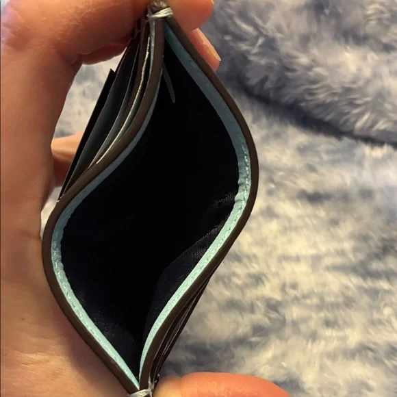 Kate Spade Grand Slam Tennis Slim Card Holder New $129 MSRP Leather - Picture 3 of 4